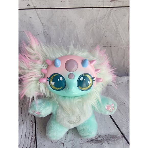 Magic Mixies Pink Teal Plastic Face Plush Toy 6 Inch 2022 - Picture 2 of 9
